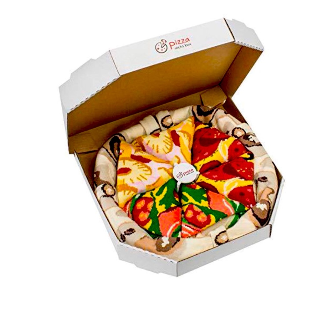 NWOT- cute and Unique Pizza Socks